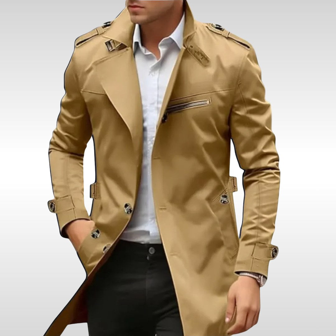Brett | Klassischer Damen-Trenchcoat, taillierter Herbstmantel | Nomadnts | Braun