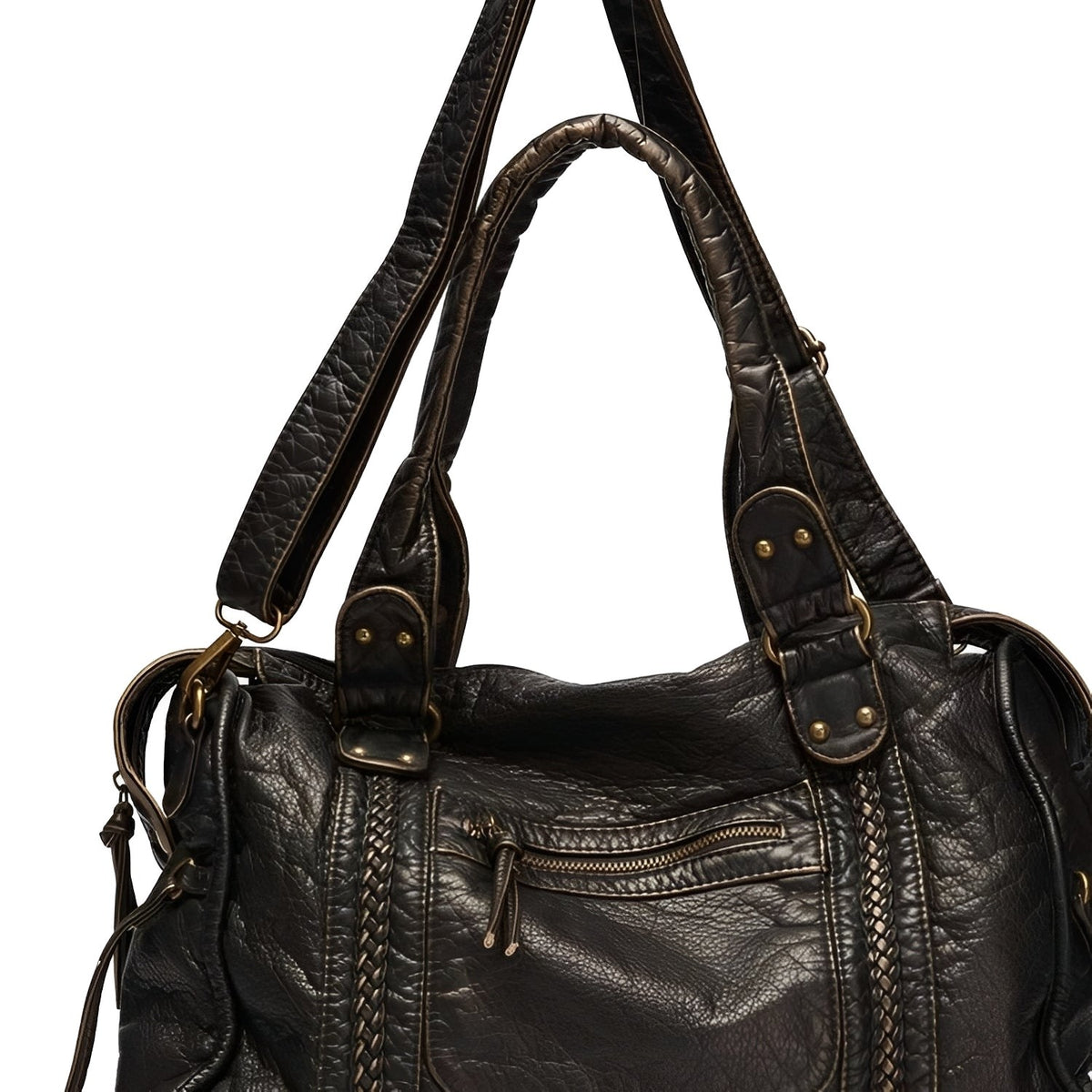 Brigitte | Damen Umhängetasche mit Reißverschluss, Elegante Alltags-Handtasche | Nomad NTS