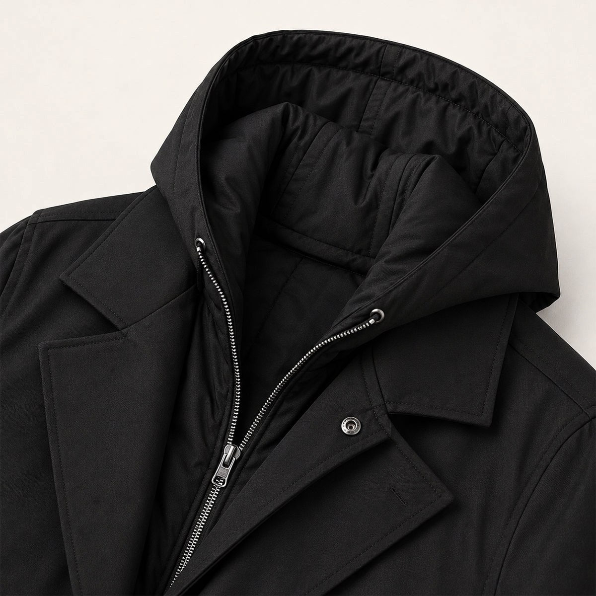 Brody | Wasserdichter Herren-Parka mit Kapuze, langer Regenmantel | Nomadnts