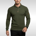 Bruno | Herren-Poloshirt mit Signature-Kragen und Arm-Reißverschluss, Elegantes Poloshirt | Nomad NTS | Green
