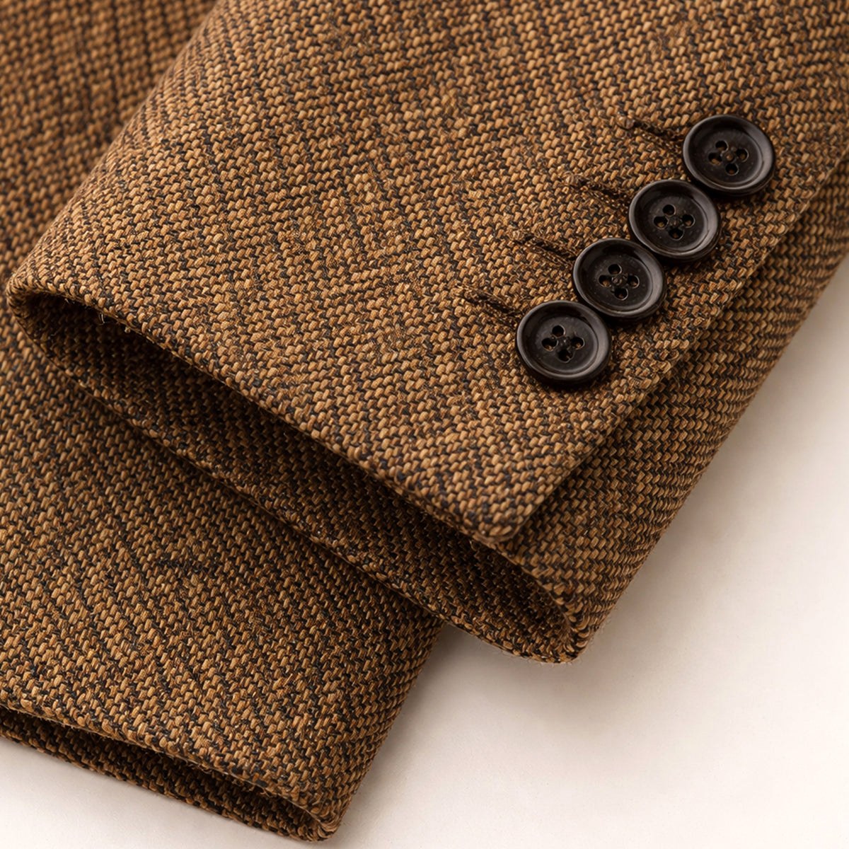 Bryce | Klassischer Herren-Blazer aus Tweed mit Fischgrätmuster, taillierte, elegante Jacke | Nomadnts