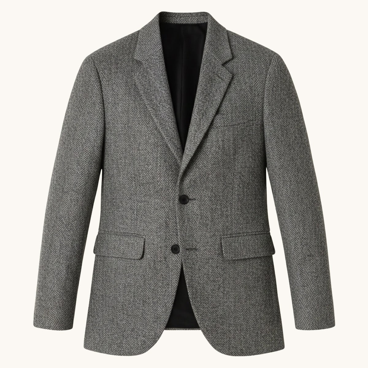Bryce | Klassischer Herren-Blazer aus Tweed mit Fischgrätmuster, taillierte, elegante Jacke | Nomadnts