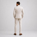 Callum | Herren Leinen-Dreiteiler mit Weste, tailliert geschnittener Anzug mit Blazer | Nomadnts | Grey