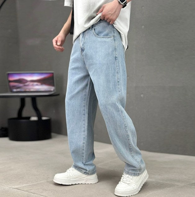 Cameron | Herren gerade geschnittene Baumwoll-Jeans, klassische Alltagsjeans | Nomadnts | Nomadnts