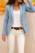 Carol | Damen tailliert geschnittener Büro-Blazer, eng geschnittener eleganter Blazer | Nomadnts | Nomadnts