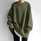 Cecilia | Damen Oversized Strickpullover, strukturierter gemütlicher Pullover | Nomadnts | Orange