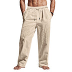 Cedric | Herren Leinenhose mit Tunnelzug-Bund, lockere Sommerhose | Nomadnts | Nomadnts