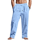 Cedric | Herren Leinenhose mit Tunnelzug-Bund, lockere Sommerhose | Nomadnts | Nomadnts