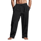 Cedric | Herren Leinenhose mit Tunnelzug-Bund, lockere Sommerhose | Nomadnts | Nomadnts