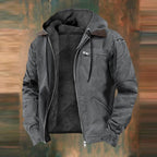 Charles | Herren tailliert geschnittene Herbstjacke mit Taschen, elegante Wollmix-Jacke | Nomadnts | Blue