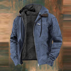 Charles | Herren tailliert geschnittene Herbstjacke mit Taschen, elegante Wollmix-Jacke | Nomadnts | Grey