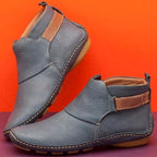Charlotte | Damen orthopädische Stiefeletten, stützende Herbststiefel | Nomadnts | Grey