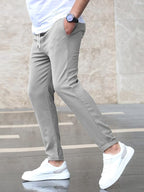 Christian | Herrenhose Slim Fit mit Kordelzug, Dunkelblau Chino-Hose | Nomad NTS