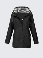 Christine | Damen wasserdichte leichte Windjacke, wasserabweisende Outdoor-Jacke | Nomadnts | Pink