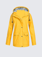 Christine | Damen wasserdichte leichte Windjacke, wasserabweisende Outdoor-Jacke | Nomadnts | Sky Blue