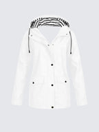 Christine | Damen wasserdichte leichte Windjacke, wasserabweisende Outdoor-Jacke | Nomadnts | Red