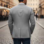 Christoph | Herren Slim Fit Sakko Einknopf, Eleganter Blazer | Nomad NTS | Beige