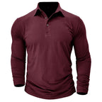 Claus | Herren Langarm-Poloshirt, Modernes Poloshirt | Nomad NTS