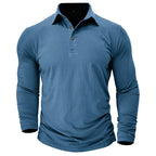 Claus | Herren Langarm-Poloshirt, Modernes Poloshirt | Nomad NTS