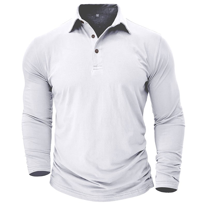 Claus | Herren Langarm-Poloshirt, Modernes Poloshirt | Nomad NTS