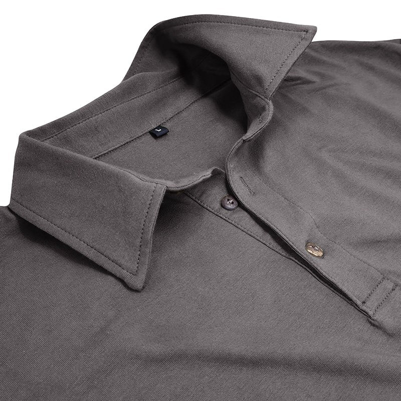 Claus | Herren Langarm-Poloshirt, Modernes Poloshirt | Nomad NTS