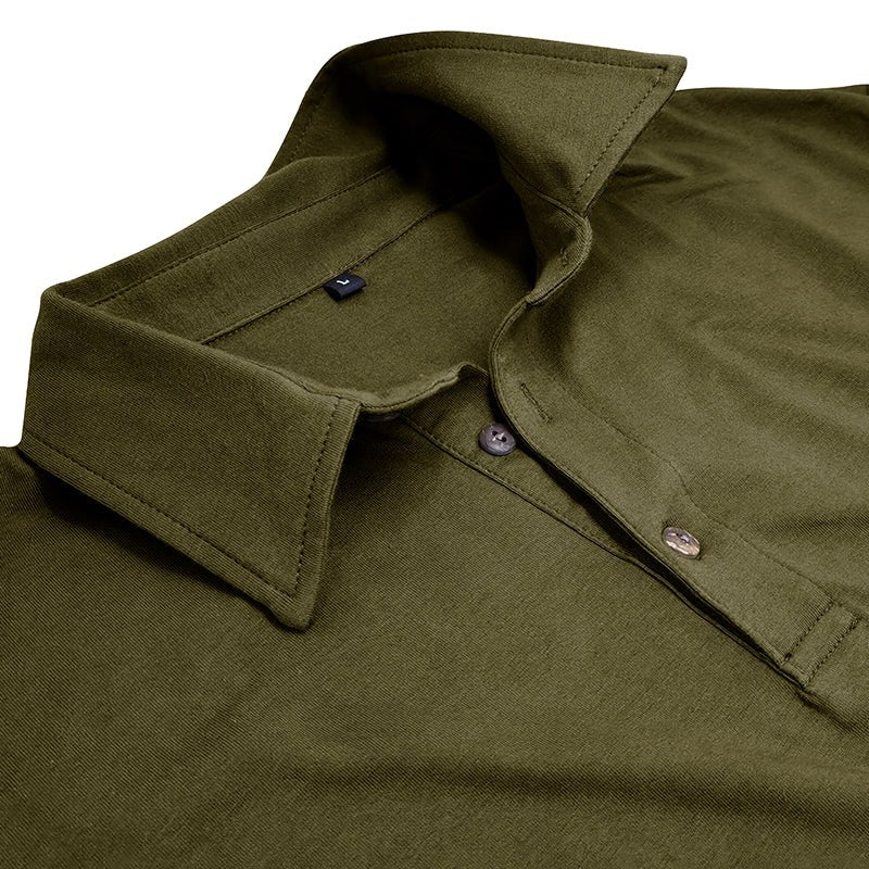 Claus | Herren Langarm-Poloshirt, Modernes Poloshirt | Nomad NTS