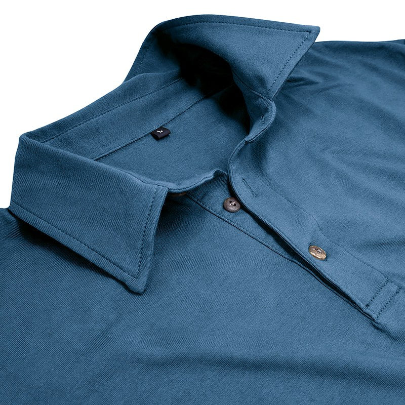Claus | Herren Langarm-Poloshirt, Modernes Poloshirt | Nomad NTS