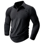 Claus | Herren Langarm-Poloshirt, Modernes Poloshirt | Nomad NTS | Blue