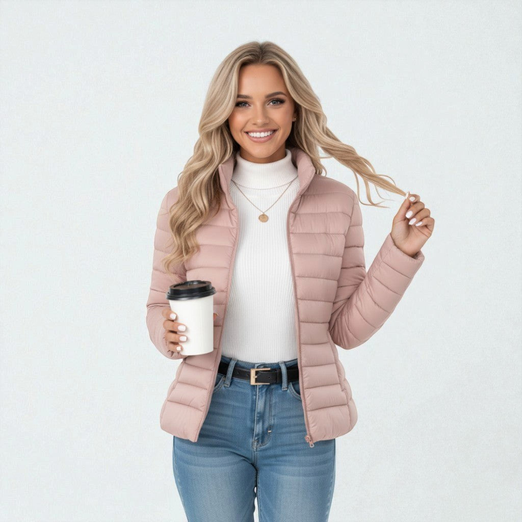 Clemence | Damen leichte Steppjacke, schmal geschnittene Reißverschluss-Jacke | Nomadnts | Nomadnts