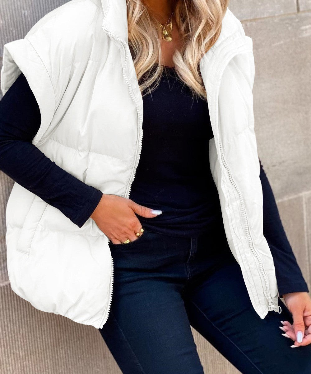 Colette | Damen ärmellose gesteppte Steppweste, Gilet mit Stehkragen | Nomadnts | Nomadnts