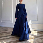 Colette | Damen gestuftes Maxikleid mit Trompetenärmeln, formelles Kleid für Hochzeitsgäste | Nomadnts | Nomadnts