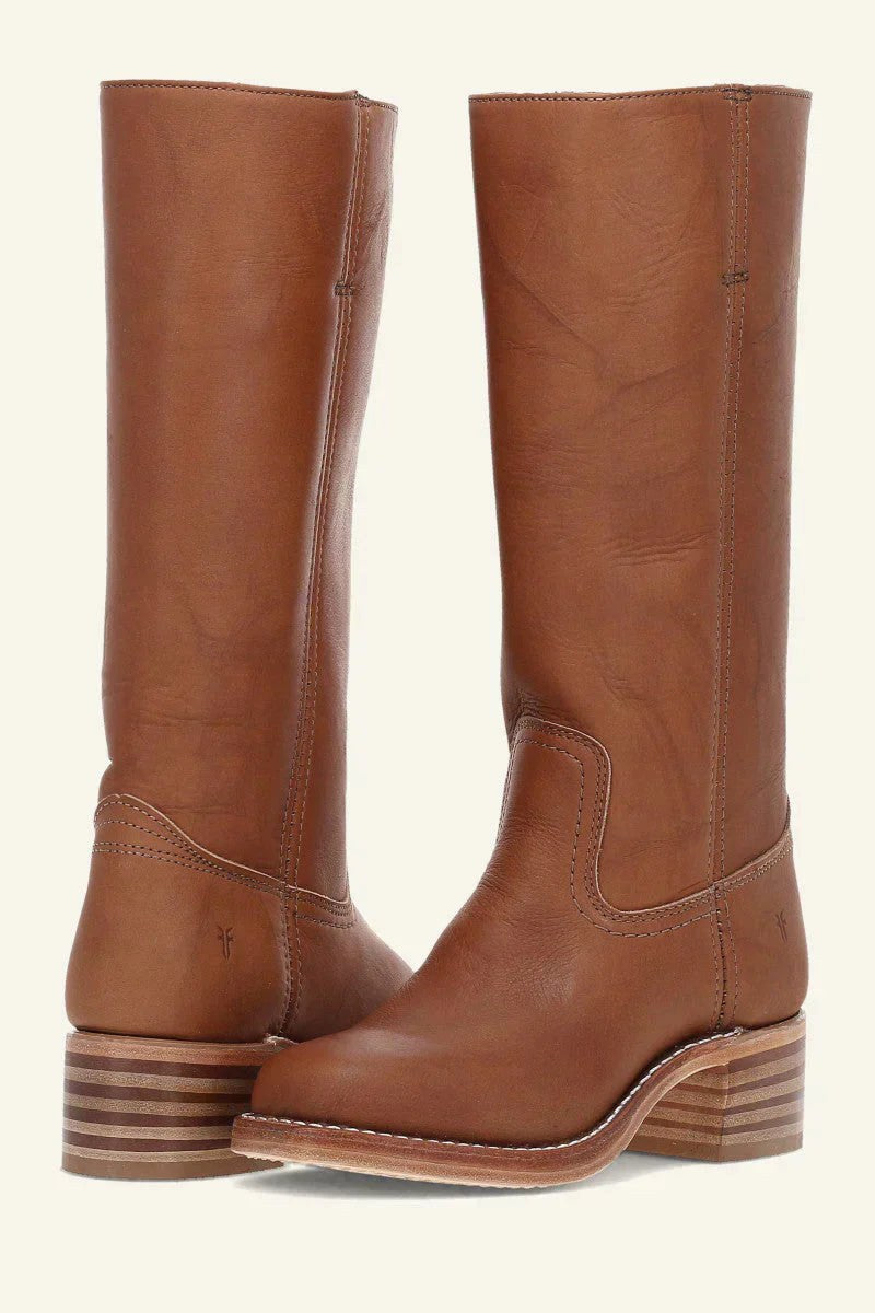Colette | Damen Western-Lederstiefel, Herbststiefel mit spitzer Zehenpartie | Nomadnts | Yellow