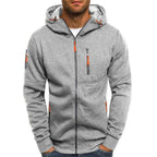 Connor | Herren Baumwoll-Kapuzenjacke mit Reißverschluss, normal geschnittener Hoodie | Nomadnts | Nomadnts