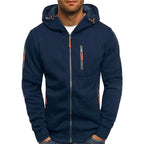 Connor | Herren Baumwoll-Kapuzenjacke mit Reißverschluss, normal geschnittener Hoodie | Nomadnts | Nomadnts