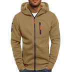 Connor | Herren Baumwoll-Kapuzenjacke mit Reißverschluss, normal geschnittener Hoodie | Nomadnts | Nomadnts