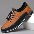 Conrad | Herren Leder-Schnürschuhe Cognac, strukturierte Oxford Schuhe | Nomad NTS | Karamell