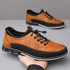Conrad | Herren Leder-Schnürschuhe Cognac, strukturierte Oxford Schuhe | Nomad NTS | Braun