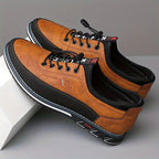 Conrad | Herren Leder-Schnürschuhe Cognac, strukturierte Oxford Schuhe | Nomad NTS | Hellbraun