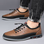 Conrad | Herren Leder-Schnürschuhe Cognac, strukturierte Oxford Schuhe | Nomad NTS