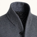 Cooper | Einreihiger Trenchcoat für Herren aus Wollmix, taillierter Herbstmantel | Nomadnts