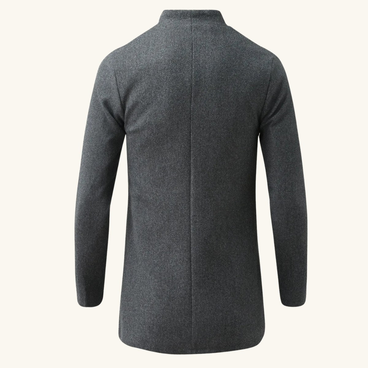 Cooper | Einreihiger Trenchcoat für Herren aus Wollmix, taillierter Herbstmantel | Nomadnts