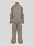 Corinne | Damen Oversized Zweiteiler-Set, weit geschnittenes Loungeset mit Rollkragen | Nomadnts | Nomadnts