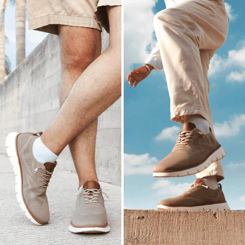 Darren | Herren handgefertigte Leder-Wanderschuhe, atmungsaktive Komfortschuhe | Nomadnts | Nomadnts