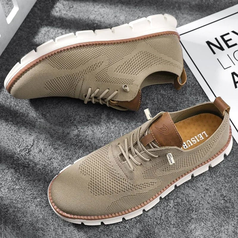 Darren | Herren handgefertigte Leder-Wanderschuhe, atmungsaktive Komfortschuhe | Nomadnts | Nomadnts