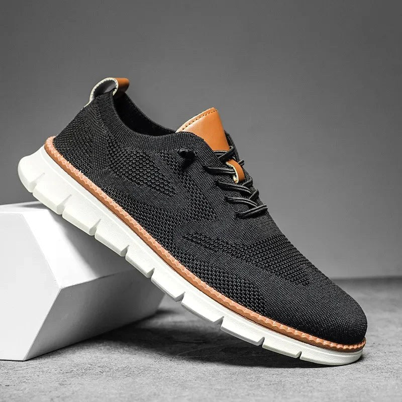 Darren | Herren handgefertigte Leder-Wanderschuhe, atmungsaktive Komfortschuhe | Nomadnts | Nomadnts