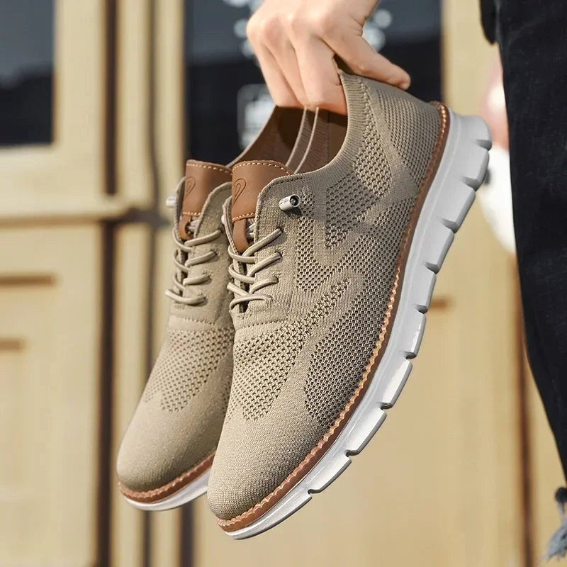 Darren | Herren handgefertigte Leder-Wanderschuhe, atmungsaktive Komfortschuhe | Nomadnts | Nomadnts