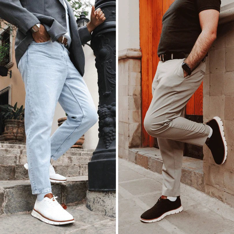 Darren | Herren handgefertigte Leder-Wanderschuhe, atmungsaktive Komfortschuhe | Nomadnts | Nomadnts
