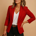 Delphine | Damen eng geschnittener Blazer mit einem Knopf, tailliert geschnittene Jacke | Nomadnts | Nomadnts