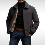 Derek | Herren-Fleecejacke, leichte Alltagsjacke | Nomadnts | Grau