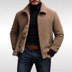 Derek | Herren-Fleecejacke, leichte Alltagsjacke | Nomadnts | Khaki